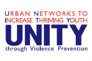 UNITY Logo, blue and purple words