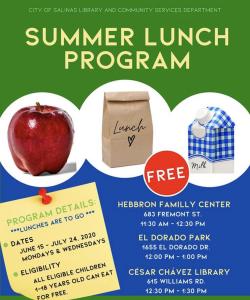 Summer Lunch Program 