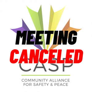 Meeting Cancelled Logo