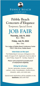 Job Fair - Pebble Beach 2022