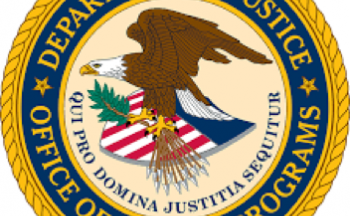 Seal of DoJ Office of Justice Programs, Eagle and shield